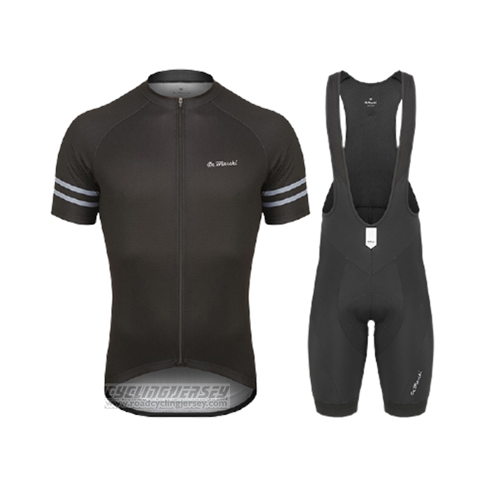 2021 Cycling Jersey de Marchi Black Short Sleeve and Bib Short